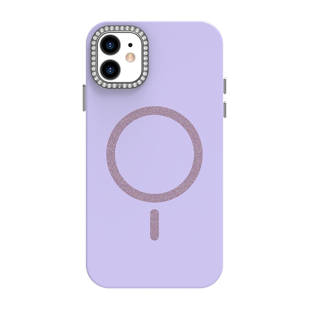 Магнитный чехол для телефона для iPhone 11 12 14 16 Pro 16 15 14 13 12 Pro Max 13 14 15 16 Высококачественный сверкающий противоударный чехол