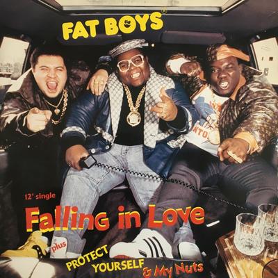 12-дюймовая пластинка FAT BOYS - Falling In Love URBX10 Urban 1987 UK Рэп и Хип-хоп/R&B Б/У