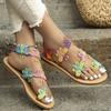 Colorful Sandals Women's New Colorful Butterfly Flats Women's Shoes
