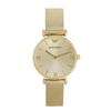 AR1957 Retro Gold Dial Gold Mesh Bracelet Watch For Women