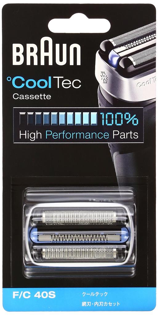 Braun Встроенная кассета с сетчатым лезвием Shaver Cool Tec [Оригинальный продукт] лезвие/внутреннее F/C40S F/C40S