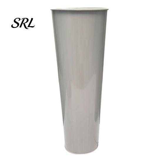 Waterproof Iron Storage Barrel 15.8 Inch Metal Flower Buckets, Rustic Vases, Floral Containers, Hydroponic Bucket Plant Display Holder for Home Decor