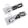 AABJE1 For VOLVO Rdesign C30 C50 C40 AWD D5 Accessories ABS Car Rear Trunk Emblem Auto Door Tail Mark Badge Decals Sticker Center Cover