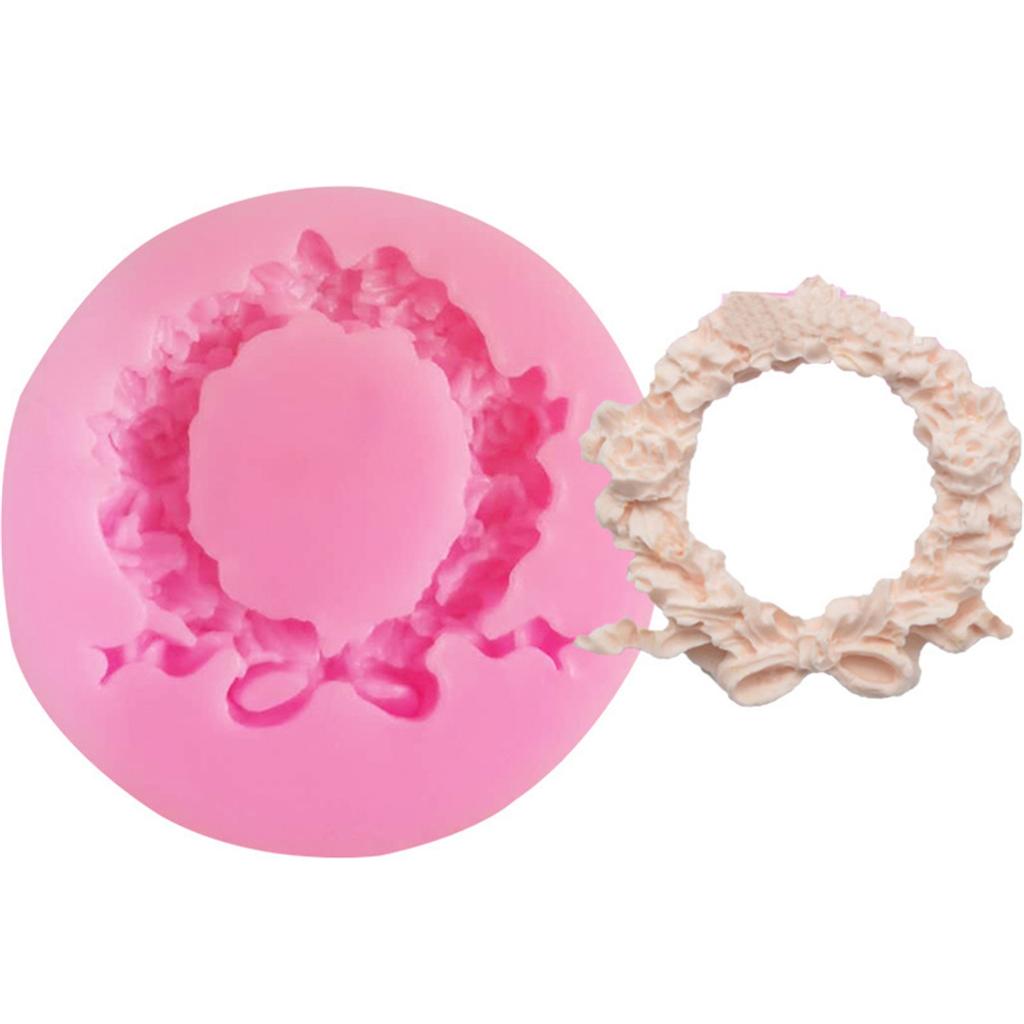  Силиконовая форма для венка из цветов, украшение для торта, силиконовая форма для помадки