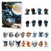 Collectable Dragon Figurines Set Advent Calendars 2026, 24 Days Christmas Countdown Calendar with Unique Souvenirs Gifts Acrylic Ornaments,