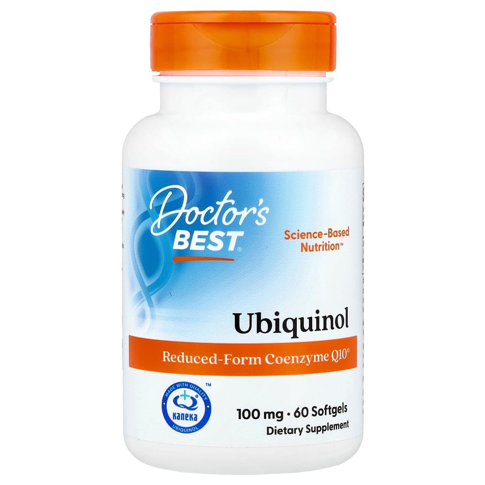 iHerb Doctor's Best Ubiquinol featuring Kaneka QH 100mg Softgels, 60 Count