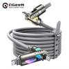 240W Chubby USB C Cable Fast Charging 4 In 1 Data Cable 6.6FT Zinc Alloy with Breathing Light for Phone/MacBook/iPad
