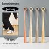 Long-Handle Shoehorn: Portable Shoe Lifter for Easy Shoe Wearing - Ideal for Pregnant Women and Elderly Users.
