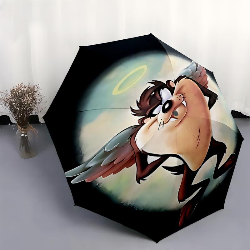 Looney Tunes Angel Wings Umbrella: Automatic Opening & Closing, Foldable Design, Perfect Gift for Fans and Travelers0104121a