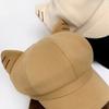 Woolen Cat Ear Hat Solid Color Octagonal Cap Retro British Beret Hat  Painter