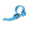 Bike Seats Post Clamp Corrosion Resistant Durable Aluminum Alloy Seats Tube Clip for BicycleBlue