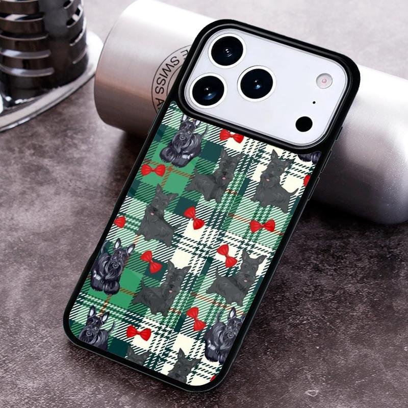 Scottish Terrier Dog Phone Case For iPhone 17,16e,15,14,13,12,11,Mini,Pro,MAX soft Silicone Cover