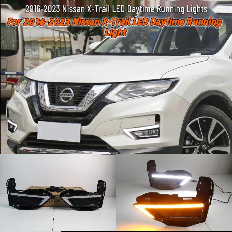 Светодиодные дневные ходовые огни для Nissan X-Trail 2016-2023