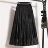 Women's Summer High-Waist A-Line Chiffon Midi Skirt - Premium Shimmer Mesh Umbrella Skirt with Elegant Swing