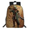 Рюкзак с принтом Monster Hunter Wilds Студенческий рюкзак Monster Hunter Wilds