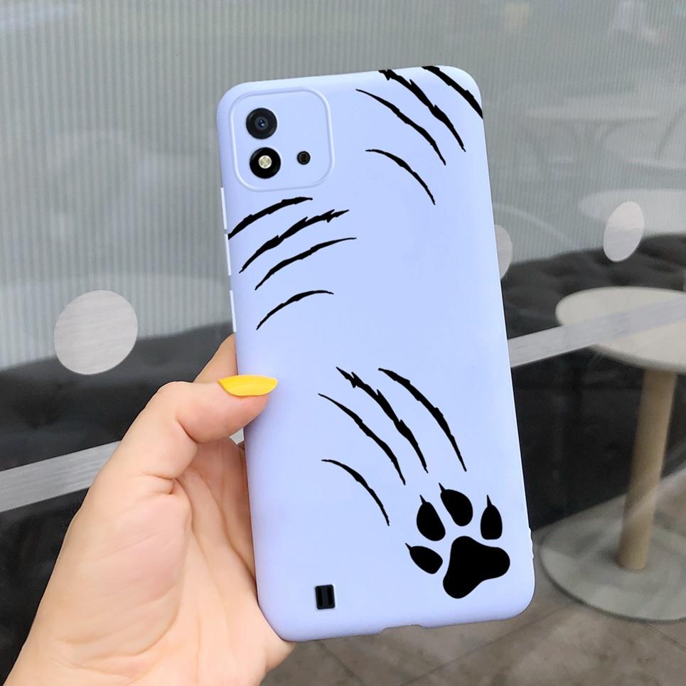 Канди Чехол для телефона Для Realme C11 2021 Чехол 6.52" Мультяшный Детский Девочка Задняя крышка Оболочка Для Oppo Realme C11 C 11 RMX3231 Силиконовый