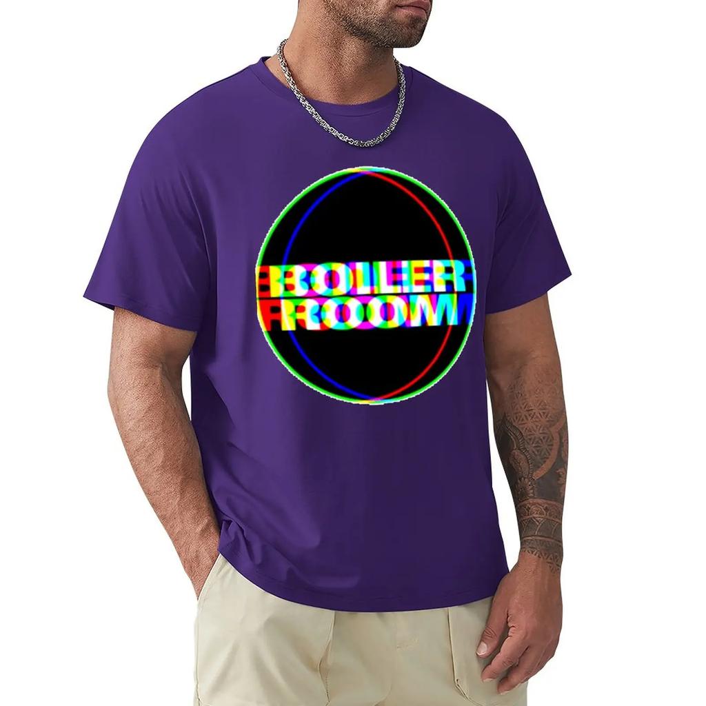 Футболка Boiler Room Color Glitch I, эстетичная одежда, быстросохнущая рубашка, симпатичные топы, мужские футболки с графическим принтом, большие размеры.