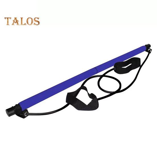 Пилатес Бар с лентой сопротивления Силовая тренировка Растяжка тела Ноги Бедра Талия Руки Упражнение Бар Домашний спортзал Тренировка Мужчины Женщины Фитнес-оборудование