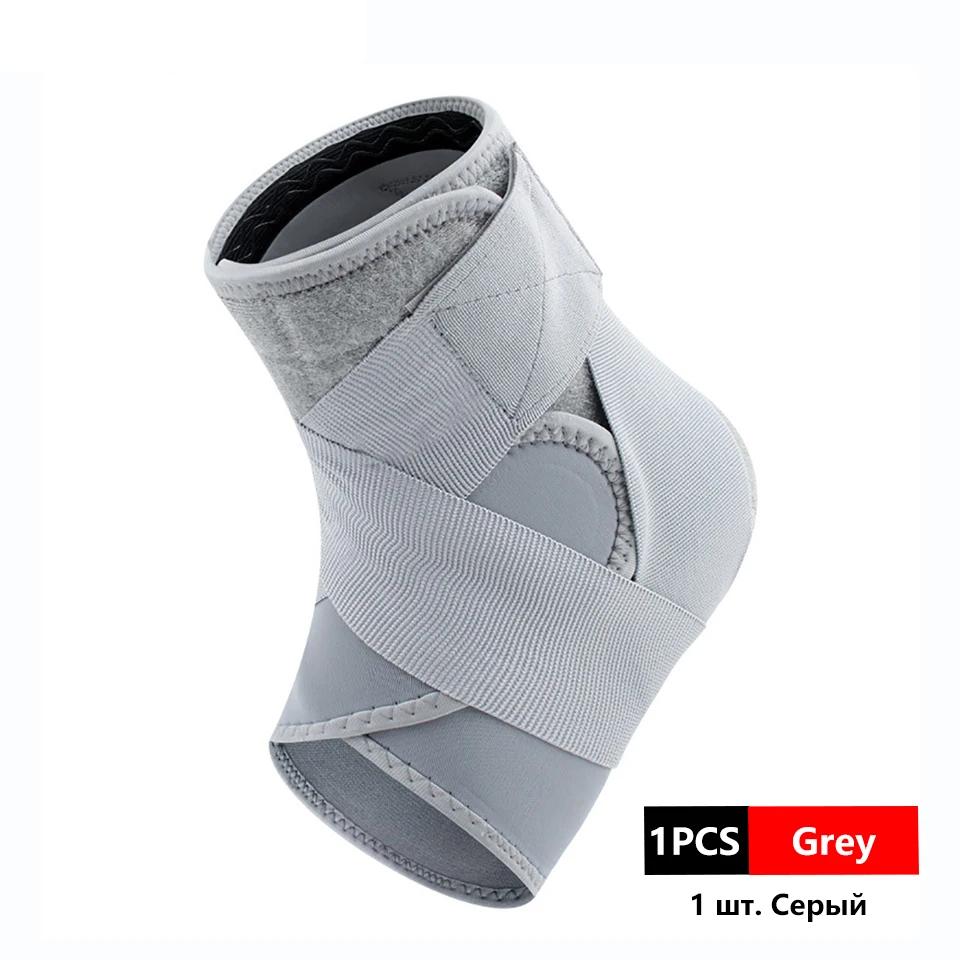 Цельный Регулируемый Посадка Поддержка Лодыжки Компрессионная Бандаж-Фиксатор Лодыжки Защита для Бега Футбола Баскетбола Вязаная Бандаж для Зала Ремешок на Лодыжку