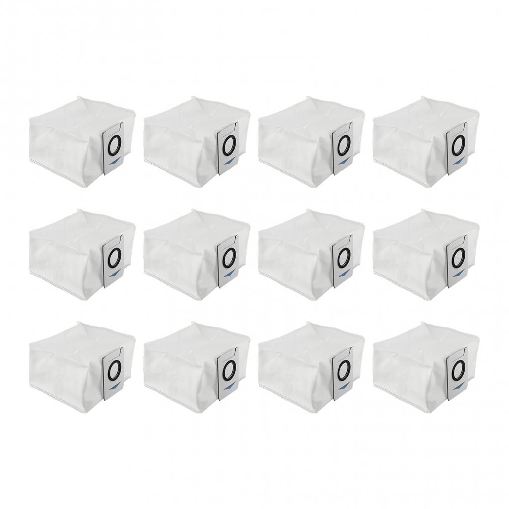 Pack of 12 Dust Bags for For Ecovacs For Deebot T20 For OMNI X1 and For TURBO