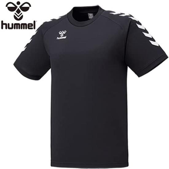 Мужская футболка Hummel с коротким рукавом, игровая, черная, XO, (90),