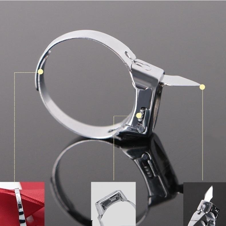 Красивое Регулируемое Кольцо 16-22 мм Открывающееся Кольцо для Курьера Инструмент для Ручной Клади Кольцо для Женщин Мужчин Кольцо с Переключателем