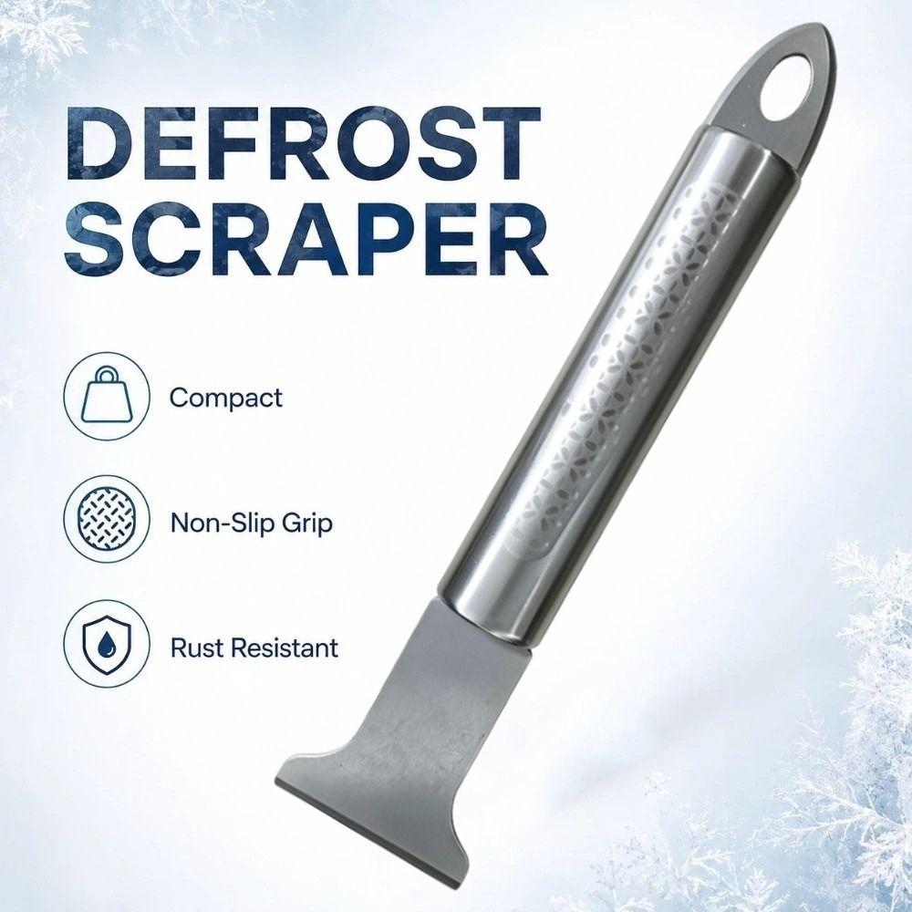 Anti-rust Fridge Ice Scraper Stainless Steel Kitchen Cleaning Shovel  Household