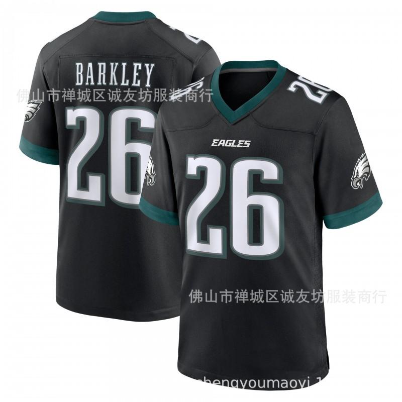 Philadelphia Eagles 26 Barkley Vintage Football Jersey Mens Sports Game Uniform