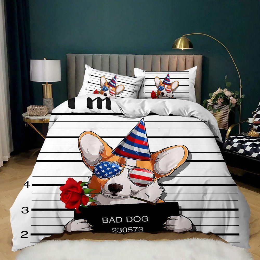 Серия «Забавная собака» Doona/Одеяло/Пододеяльник одинарный/двойной/Королевский комплект постельного белья
