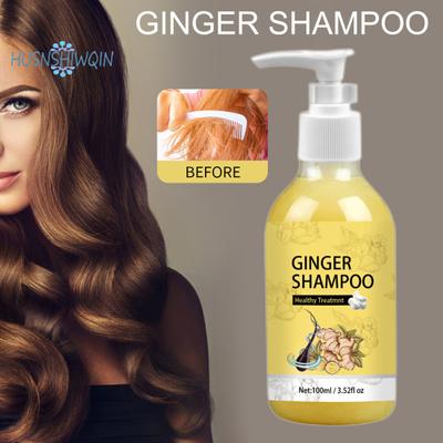 Оживление с помощью шампуня для ухода за волосами (100 мл) - для объема, облегчения зуда, против перхоти, защиты волос, питательного имбиря, кондиционера для роста волос