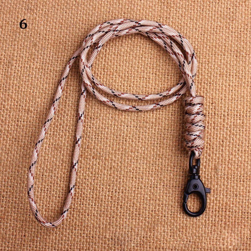 20 Styles Paracord Keychain High Strength Emergency Survival Parachute Cord Keychain Outdoor Tool