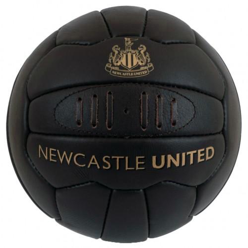 Newcastle United FC Футбольный мяч из натуральной кожи Heritage Retro