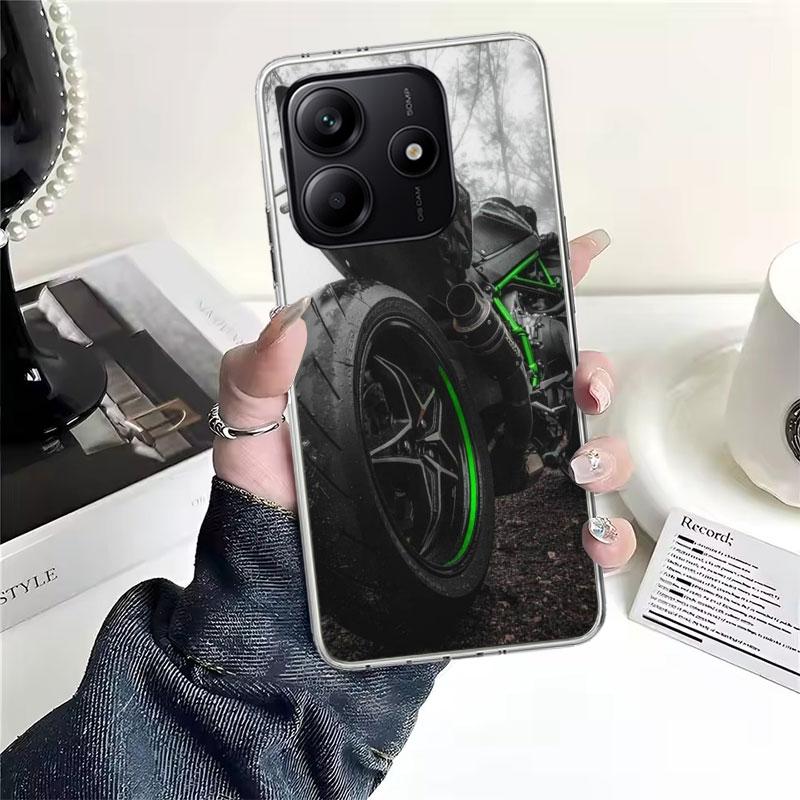 Sport Car Motorcycle H2R Cool Soft Phone Case For Xiaomi Redmi Note 15 14 14S 13 12 Pro Plus 12S 11 11S 11E 10 10S 11T 5G Fundas