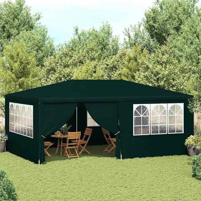 VidaXL Reception Tent with Side Walls Gazebo Arbor Pavilion Marquee Wedding Barbecue Camping Trip 48538