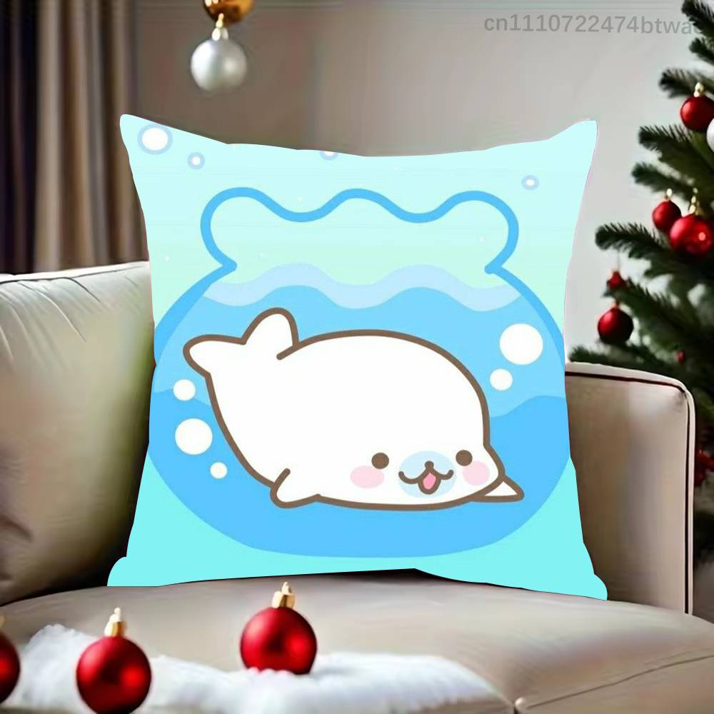 MMamegoma SSeal Cute Meme Pillowcases Cute Funny Pillow Case For Wedding Party Home Decor Comfy Pillow Cove