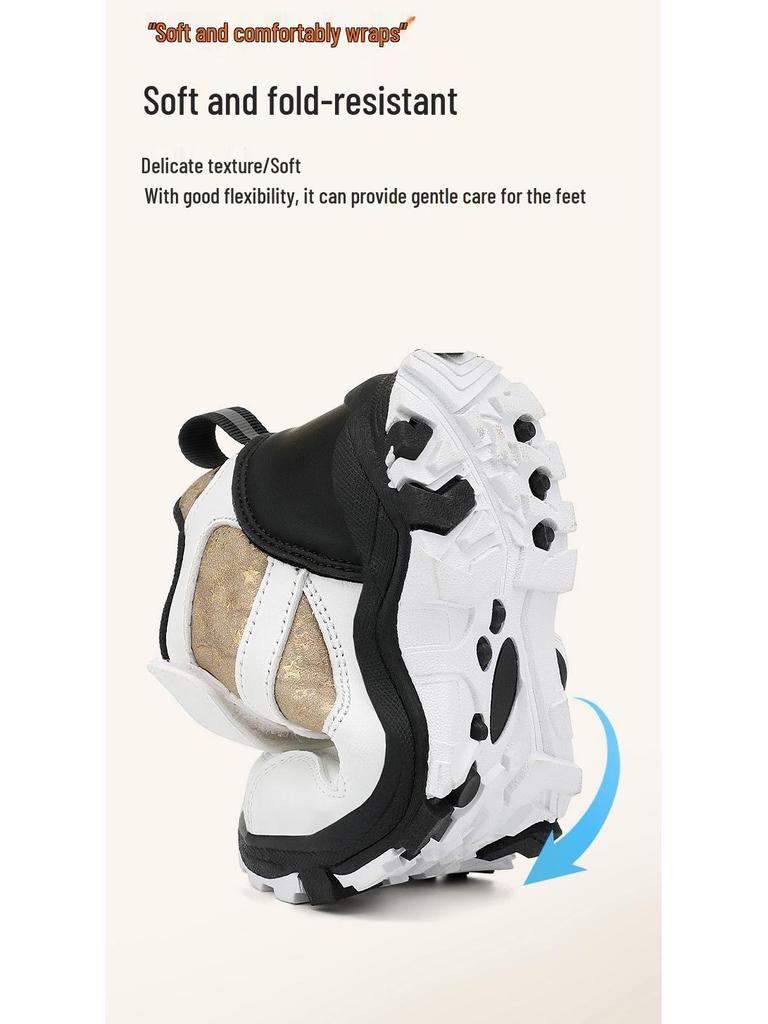 2025 Водонепроницаемые кожаные детские высокие кроссовки для хайкинга - Нескользящие, износостойкие, для детей