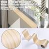 1 Roll 5CM/10CMx10M Wood Grain Border Sticker Waterproof PVC Self-Adhesive Peel-And-Stick Mirror Frame