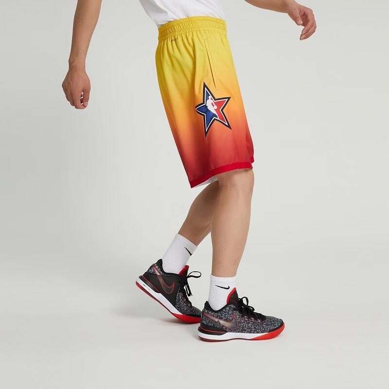 Nike X NBA Casual Shorts Men's Burgundy Moderate DX6335-600