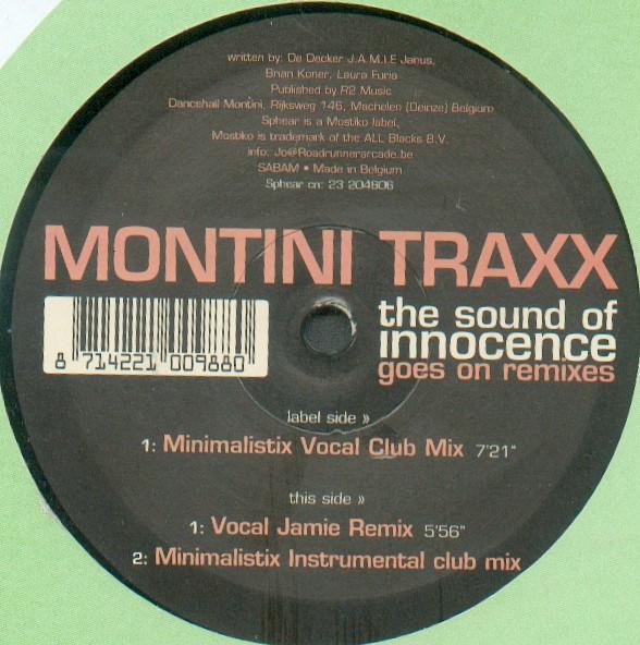 12-дюймовая пластинка MONTINI TRAXX - Звук невинности продолжается (Rem 23204806 Sphear 2001 Бельгия Танцевальная и Электронная Б/У
