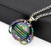 Retro 4-Layers Openable Women Locket Aromatherapy Photo Necklace