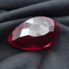 Ring Size 21.40 Carat Natural Red Ruby   Pear Cut Loose Gemstone