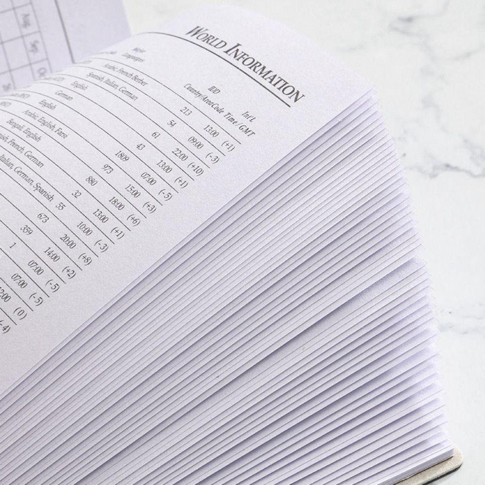 Многофункциональный ежедневник 365-дневный блокнот для изучения английского языка Канцелярские принадлежности Английский Расписание Книга для студентов