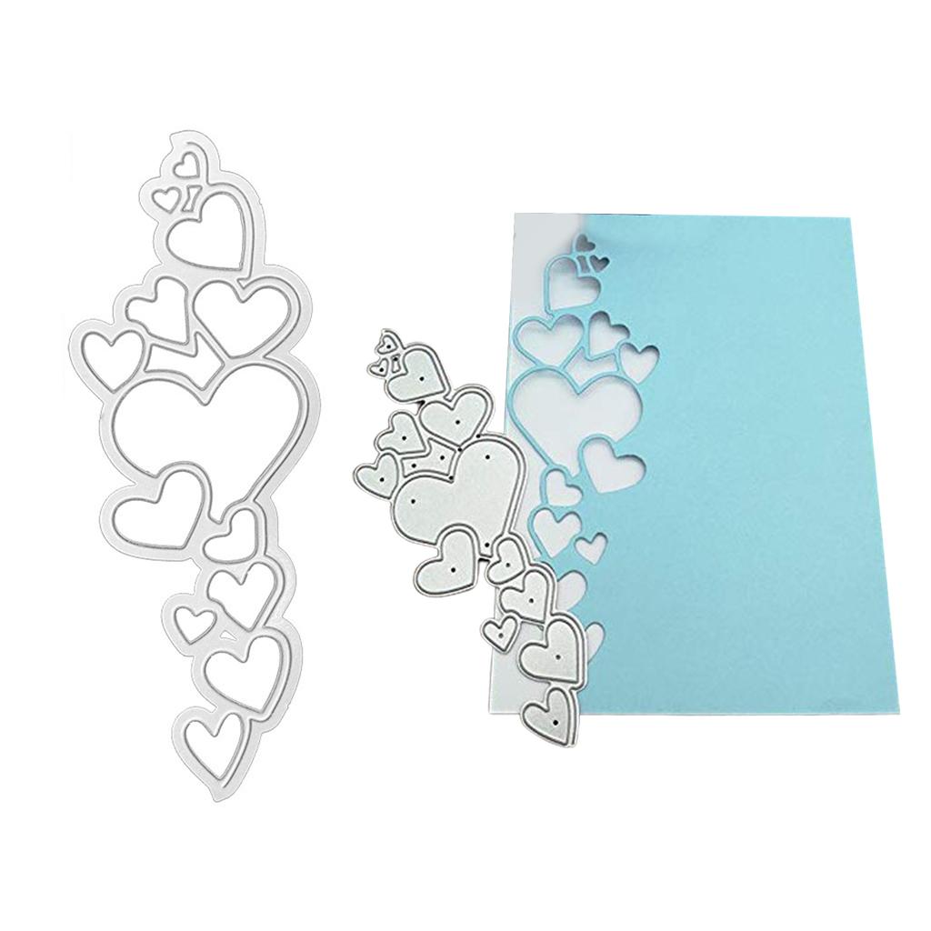 Metal Cutting Die 3D Love Heart Cutting Dies for DIY Scrapbooking Photo Deco