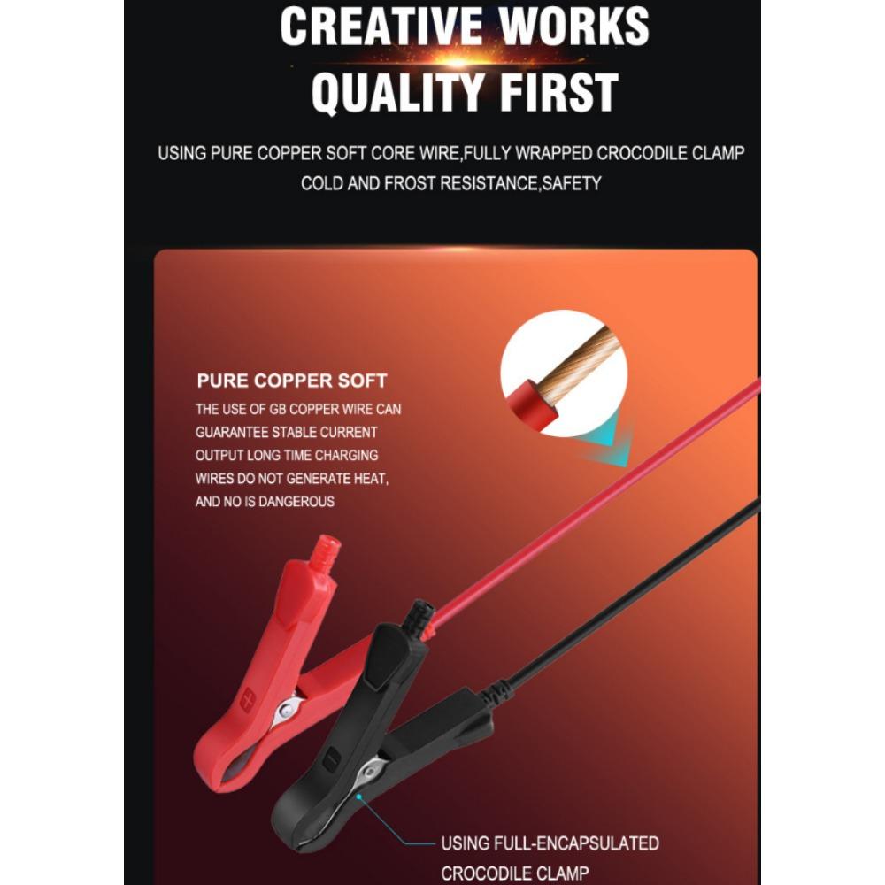 12 В 5 А импульсное зарядное устройство для ремонта аккумулятора мотоцикла автомобиля с ЖК-дисплеем, полностью интеллектуальное универсальное ремонтируемое свинцово-кислотное зарядное устройство