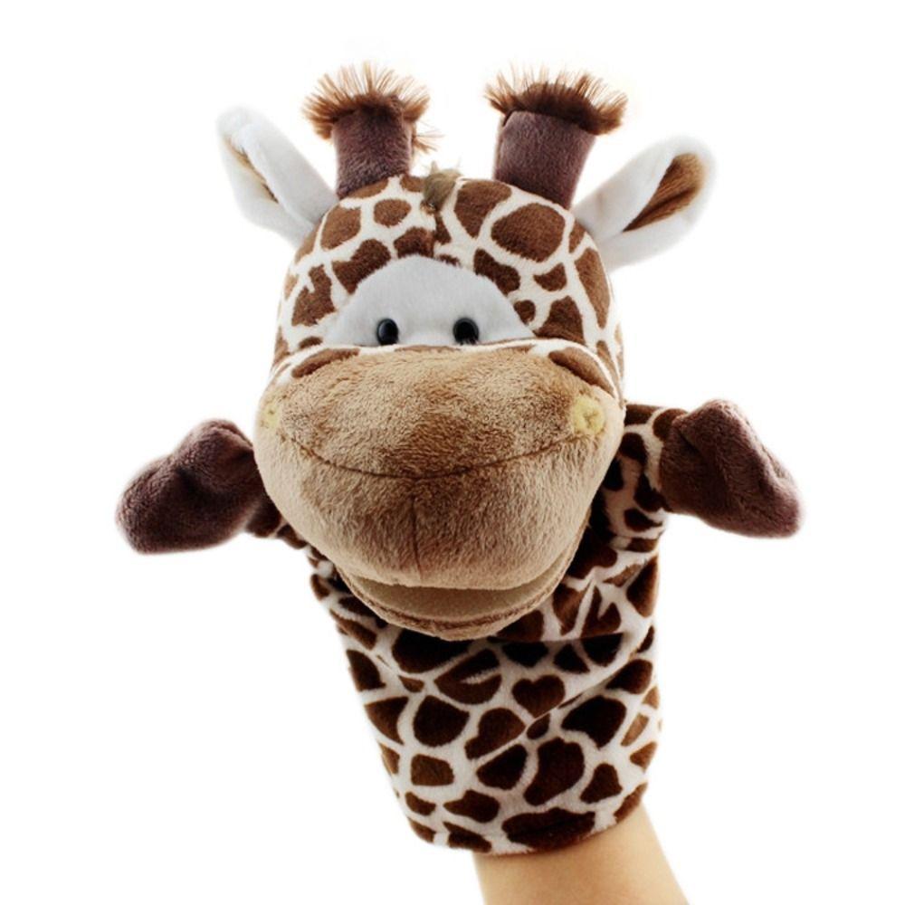 Cartoon Plushed Doll Soft Anime Doll Universal Hand Finger Puppet Narrate