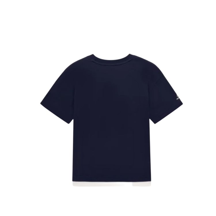 New Balance T Shirt Navy Blue Kids' 7ED21053-NV