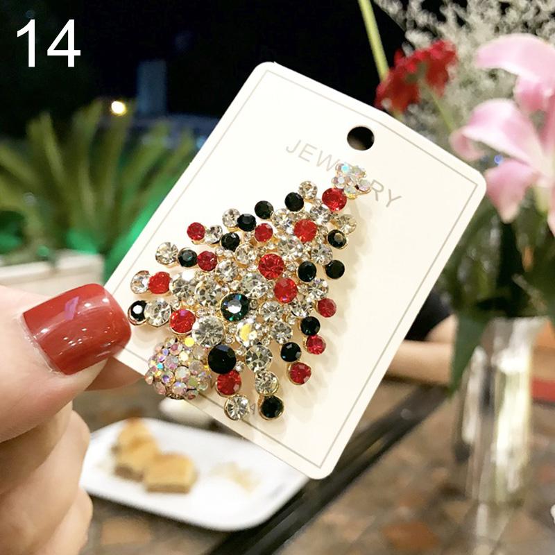 1 шт., подарки для вечеринок, хрустальные рождественские коллекции, брошь, булавки, ювелирные украшения, свадебные аксессуары