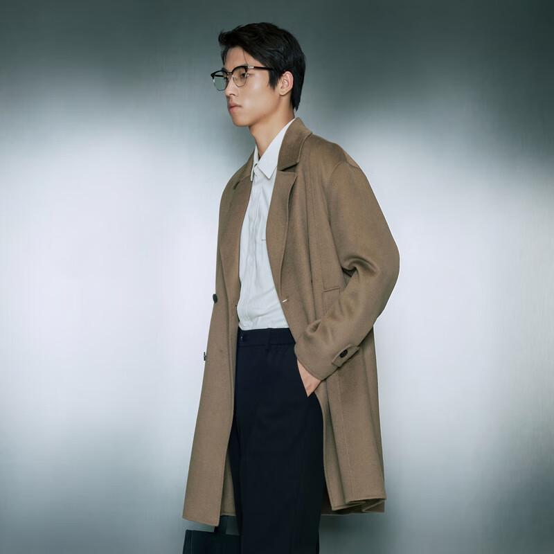 Мужское базовое классическое зимнее длинное пальто GXG