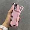 Slide Camera Lens Protection Wrist Strap Cord Case For For Iphone 17 11 12 13 14 15 16 Pro Max Plus Shockproof Bumper Armor Cove