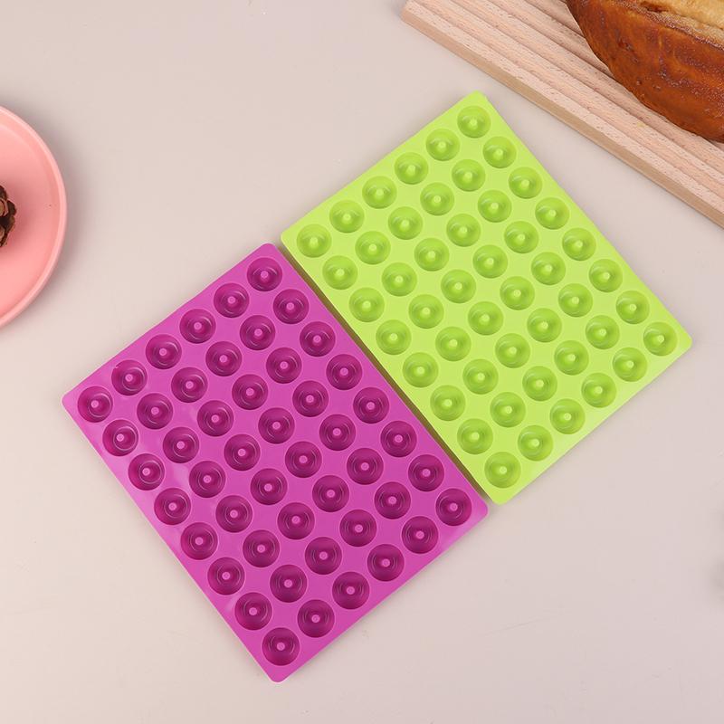 48-гнездная мини-форма для пончиков, силиконовая форма для желе, конфет, шоколада, мини-пончиков, форма для выпечки на кухне, для вечеринок, для закусок